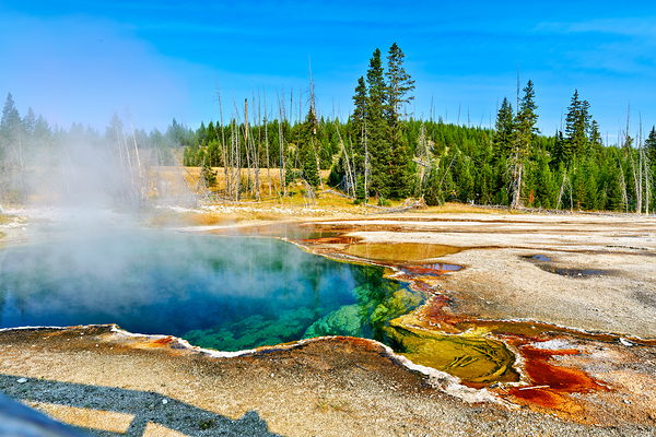 Visit abyss pool at yellowstone national park in usa Digital Download