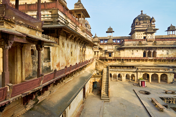 Exploring the fort complex in orchha madhya pradesh india Digital Download