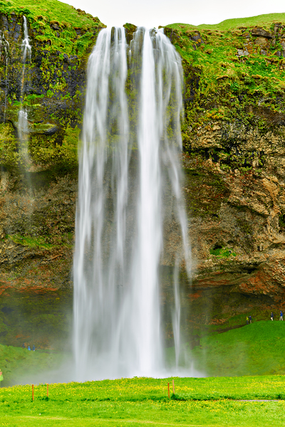Seljalandsfoss waterfall in Iceland during summer Digital Download
