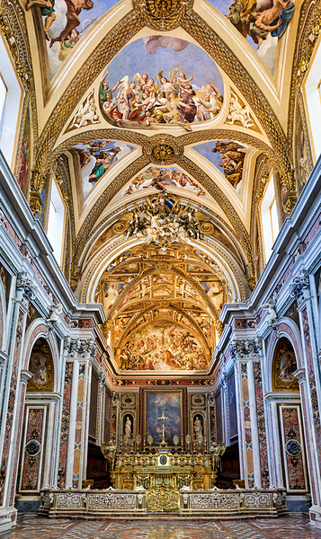 Visitors explore Certosa di San Martino in Naples Digital Download
