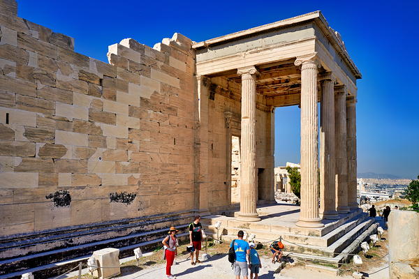 Exploring the erechtheion temple at acropolis in athens greece Digital Download
