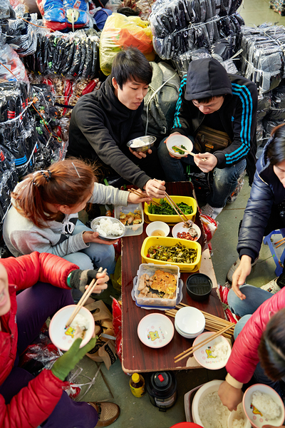 Lunch gathering with friends in Hanoi Vietnam Digital Download