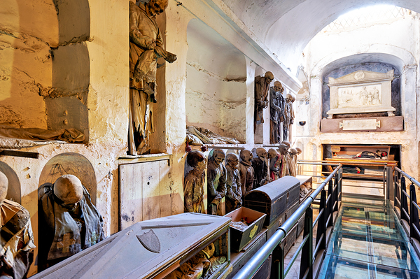 Exploring the capuchin catacombs in palermo sicily italy Digital Download