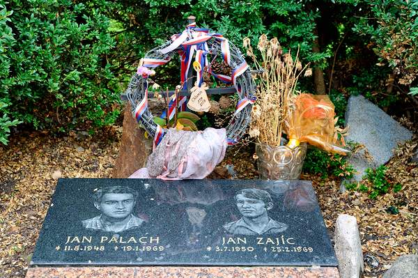 Memorial for Czech heroes Jan Palach and Jan Zajíc. Digital Download