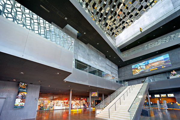 Explore harpa opera house in reykjavik iceland Digital Download