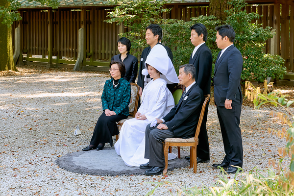 Traditional wedding ceremony at Meiji Jingu Shinto shrine in Tok Digital Download