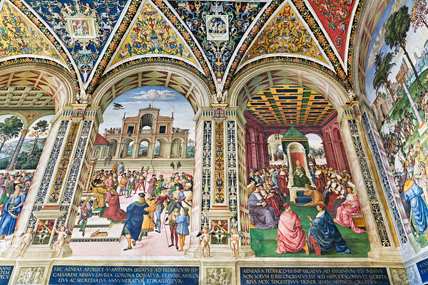 Exploring the piccolomini library in siena tuscany italy Digital Download