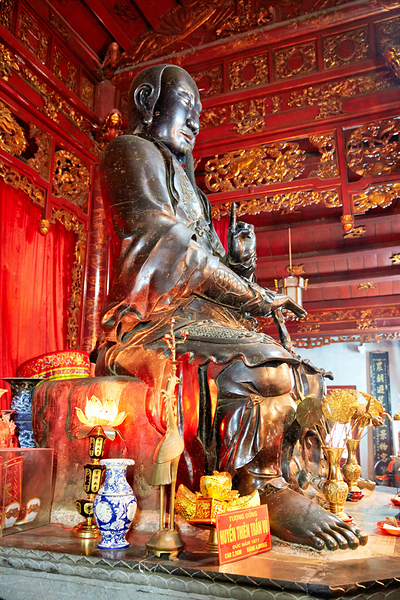 Statue of Buddha in Ho Chi Minh City Vietnam temple Digital Download