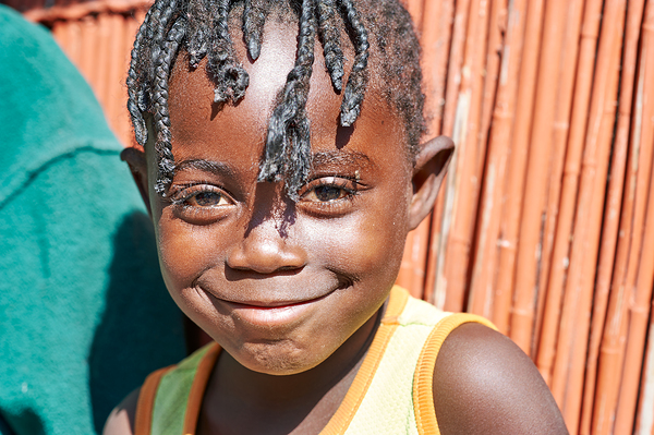 Joyful child smiles in Kavango Region of Namibia Digital Download