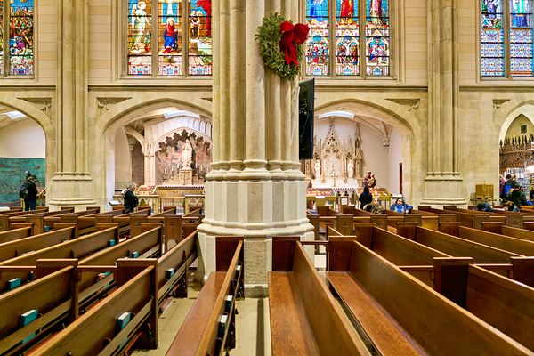 Visitors walk through St Digital Download