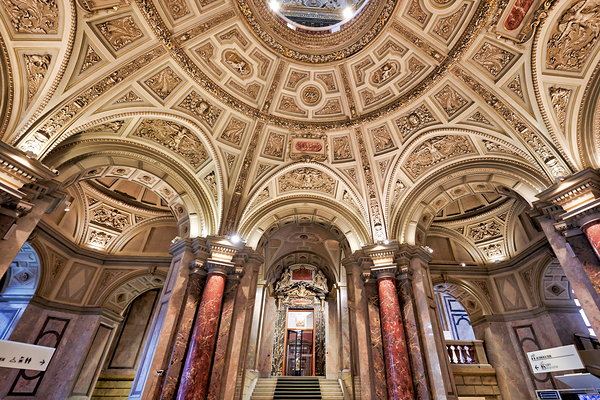 Ornate domed museum interior with grand architecture. Digital Download