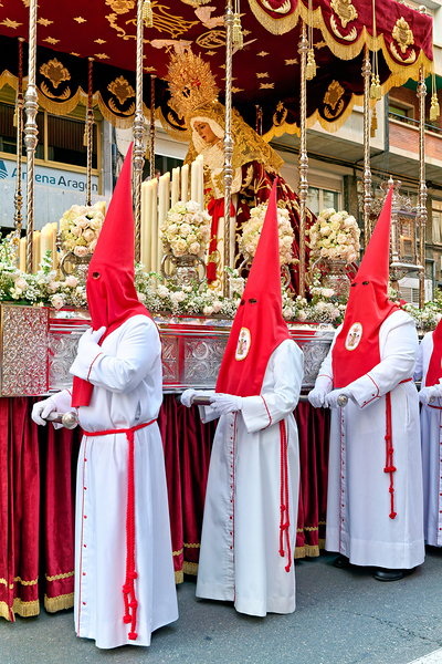 Zaragoza. Saragossa. Aragon. Spain.  Processions of the Easter Holy Week Digital Download