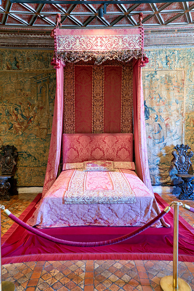 Visit to the historic bedroom of Chateau de Chenonceau in France Digital Download