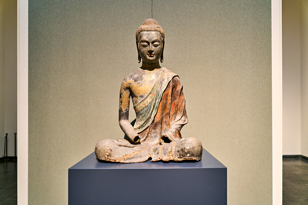 Buddha statue at the Mets Asian art gallery Digital Download