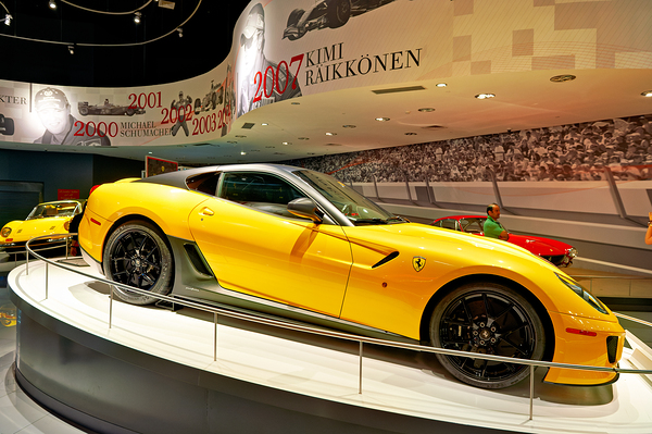 Ferrari display at Abu Dhabi Ferrari World amusement park Digital Download