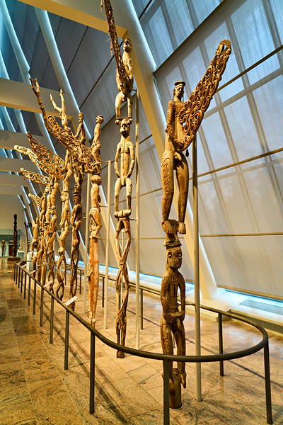 Oceanic art displayed at Metropolitan Museum of Art in New York Digital Download