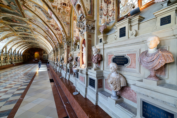 Explore the historic hall of Bavarias Residenz palace in Munich Digital Download