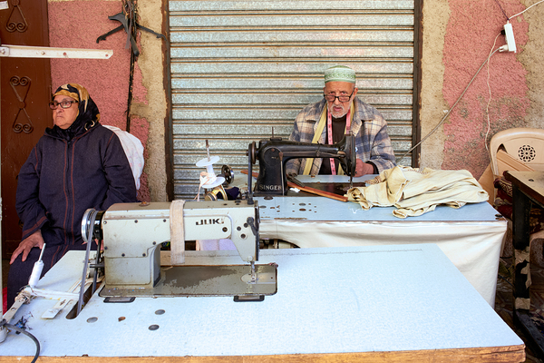 Tailor working in souk of Meknes Morocco Digital Download