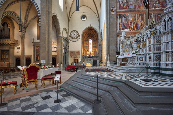 Visit to santa maria novella church in florence tuscany italy Digital Download