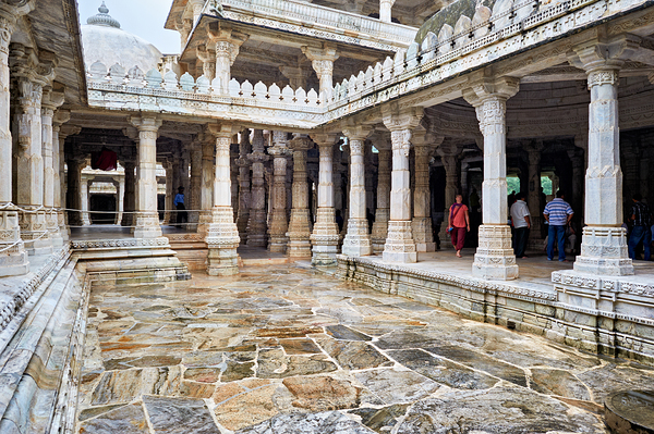 Jain old temples in Ranakpur attract many visitors daily Digital Download