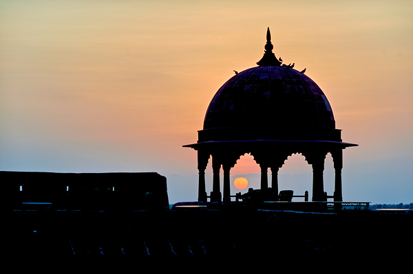 Sunset view at Khimsar Fort in Rajasthan India Digital Download