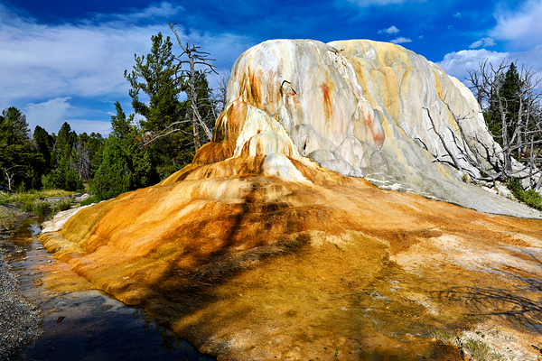 Yellowstone national park orange spring mound in usa Digital Download