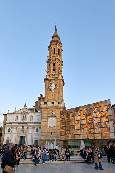 Zaragoza Spain. Cathedral of the Savior of Zaragoza. Catedral del Salvador   La Seo. Museo del Foro de Caesaraugusta Digital Download
