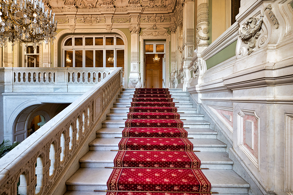 Stairs to upper levels of Yusupov Palace St. Petersburg Téléchargement Numérique