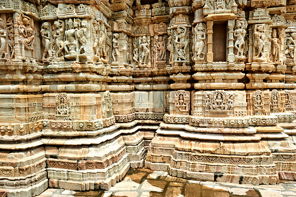Rajasthan Chittorgarh Fort showcases detailed stone carvings Digital Download