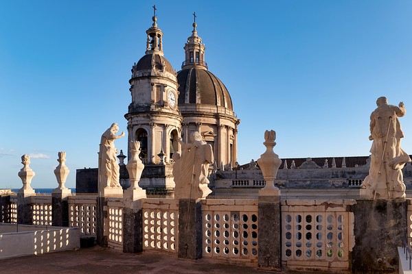 Visit to metropolitan cathedral of saint agatha in catania italy Digital Download
