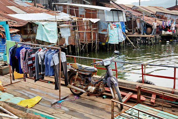 Fishing village life by the water in Phu Quoc Vietnam Digital Download