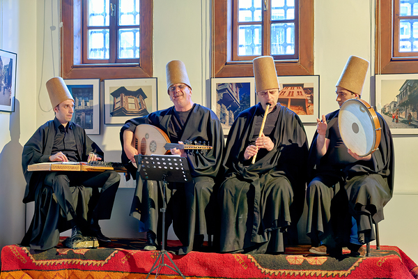 Dervishes perform in Istanbul at a Sufi event Digital Download