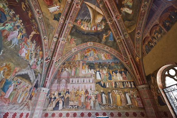 Painting on walls of Santa Maria Novella church in Florence Tusc Digital Download