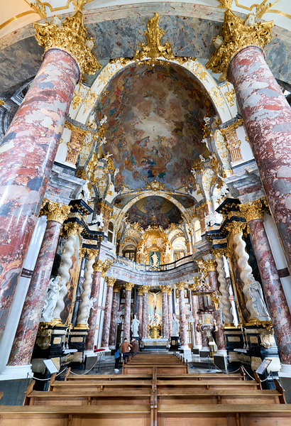 Hofkirche court church in wurzburg on the romantic road Digital Download
