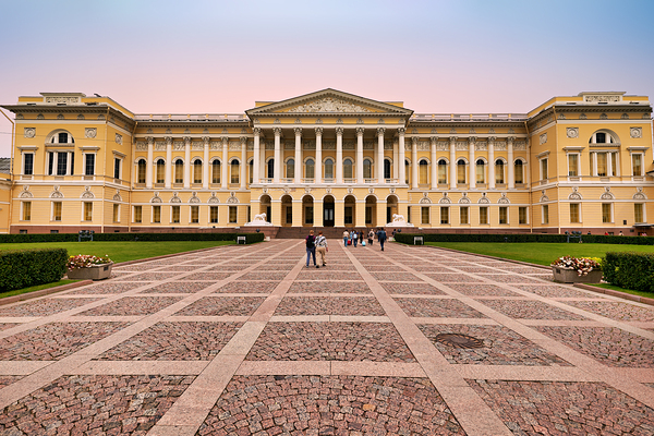 Visitors explore the Russian Museum in Saint Petersburg Digital Download