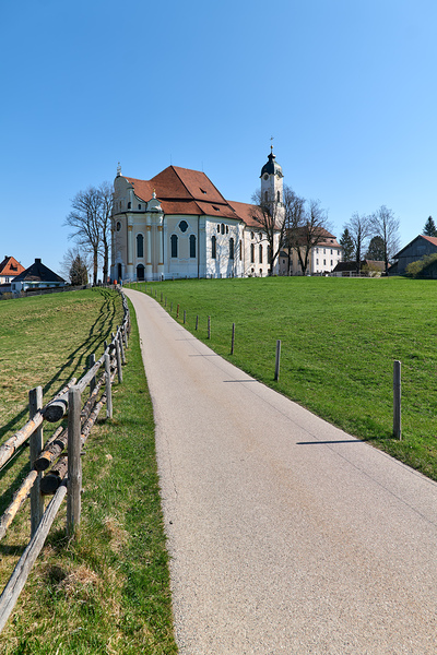 Visit wieskirche on the romantic road in bavaria germany Digital Download