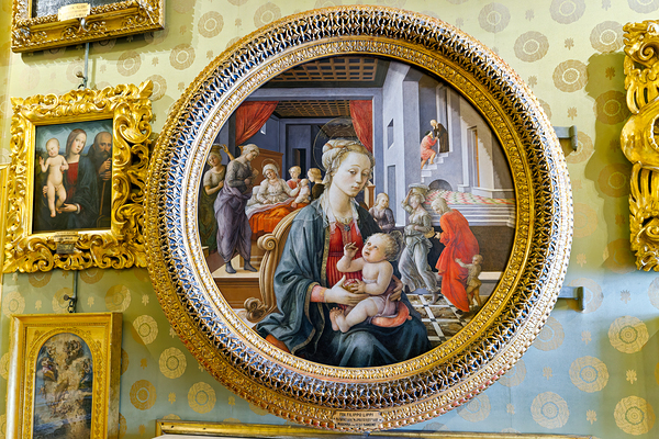 Madonna with child by fra filippo lippi in palazzo pitti in flor Digital Download