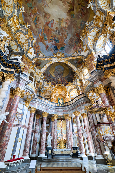 Hofkirche displays ornate architecture and grand artwork in Wurz Digital Download