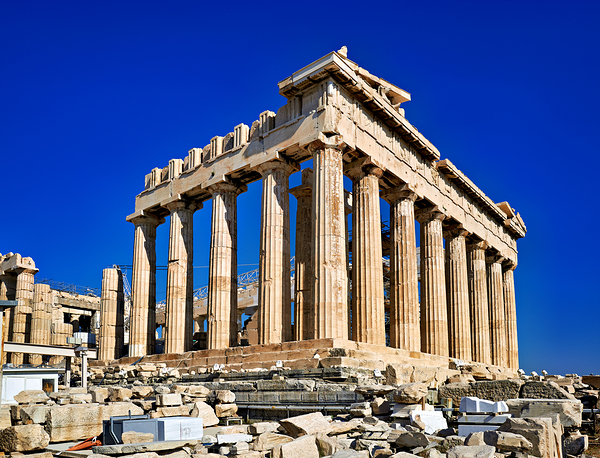 Visit Parthenon at Acropolis in Athens Greece during the day Digital Download