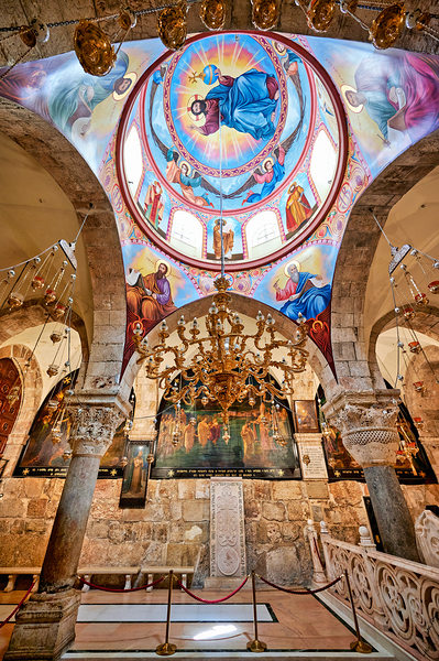 Church of the Holy Sepulchre inside view in Jerusalem Israel Digital Download