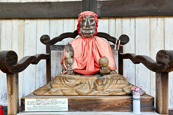 Binzuru wood statue of Pindola Bharadvaja at Todai ji shrine in  Digital Download