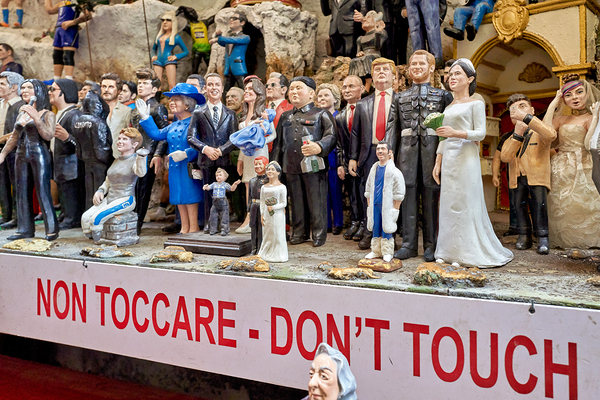 Statues of Christmas Nativity scene in Naples artisan workshop Digital Download