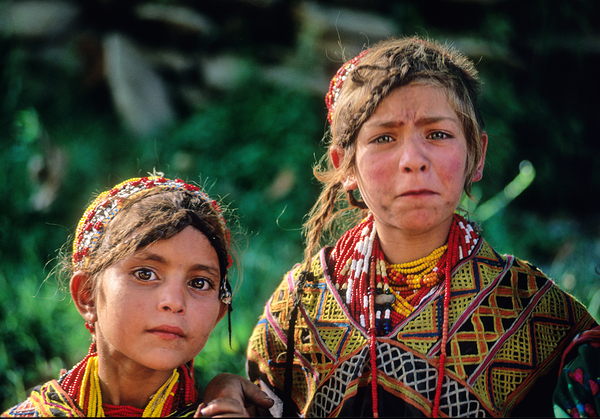 Children of Pakistan wear traditional clothing in the sunlight Digital Download