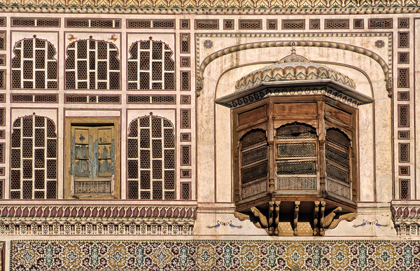 Historic house facade in Samarkand shows ancient design Digital Download