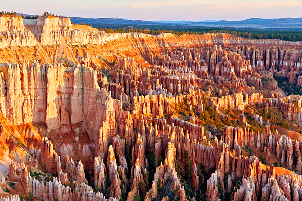 View of Bryce Canyon from Bryce Point during sunset Digital Download