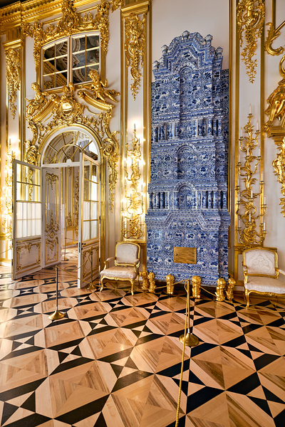 Catherine Palaces ornate interior in St. Petersburg Digital Download