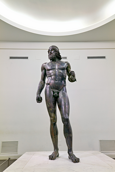 Riace bronzes in national museum of magna grecia at reggio calab Digital Download