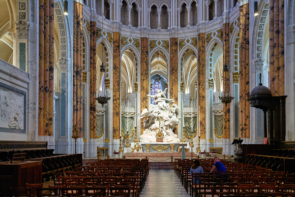 Explore Chartres Cathedral in Chartres France with visitors insi Digital Download