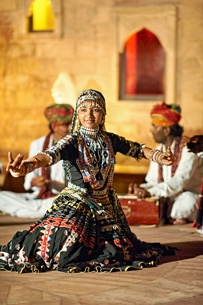 Traditional dance performance in Khimsar Rajasthan Digital Download