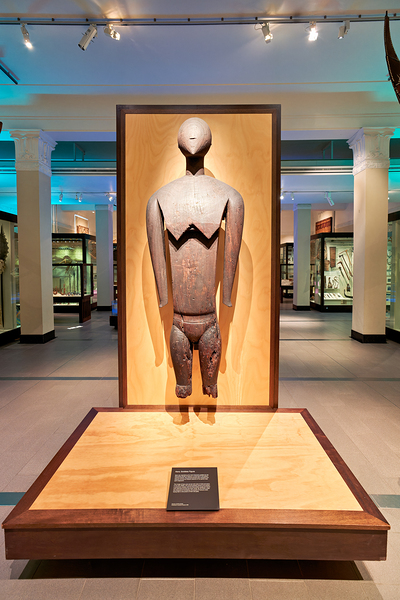 Maori goddess figure Kave on display in Auckland War Memorial Mu Digital Download